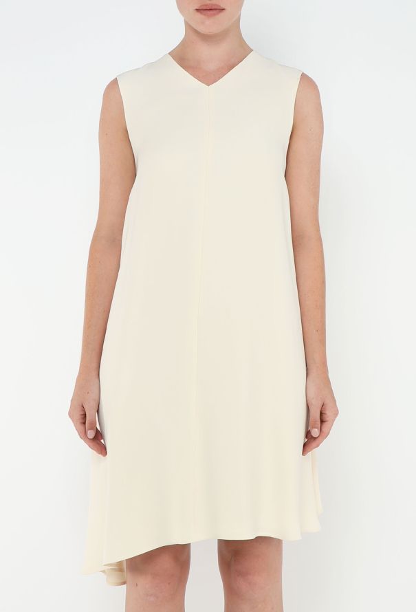 Céline Asymmetrical Silk Wrap Dress - 3
