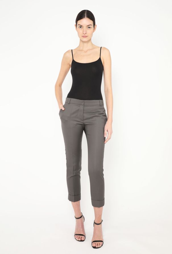 Chloé 2006 Cropped Chevron Trousers - 3