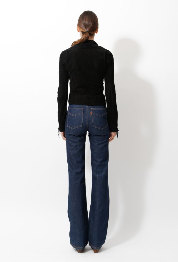 Balenciaga 2007 Suede Biker Jacket - 5