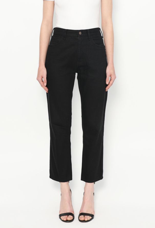 Céline 2021 Straight-leg Cropped Jeans - 4