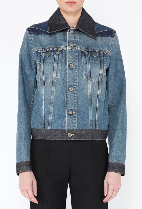 Maison Margiela 2022 Color Block Denim Jacket - 1