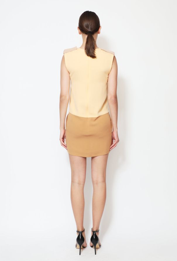 Céline Pre-Fall 2010 Tonal Silk Dress - 5