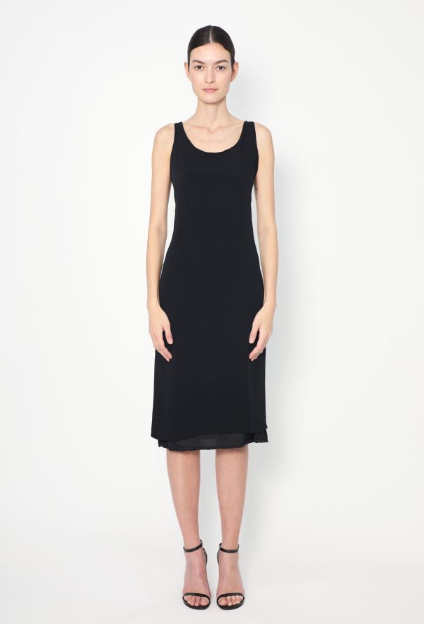Perry Ellis 1991 Crêpe Dress - 1