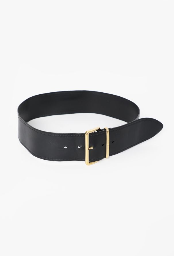 Miu Miu 2024 Leather Buckle Belt - 2