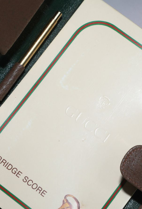 Gucci Vintage Leather Bridge Set - 8