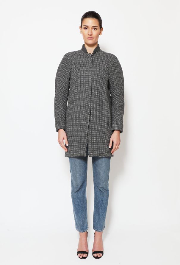 Balenciaga 2008 Woven Scuba Coat - 3