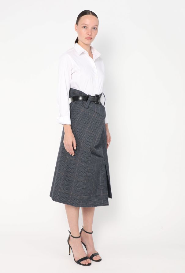 Balenciaga F/W 2017 Asymmetrical Folded Skirt - 4