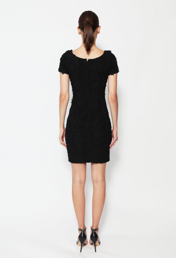 Prada Floral Embroidered Silk Dress - 4
