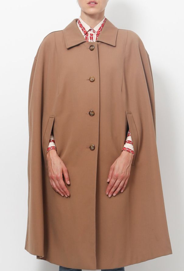 Camel Flared Cape - 3