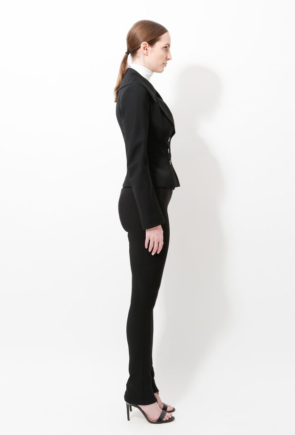 Alaïa Classic Fitted Wool Jacket - 5