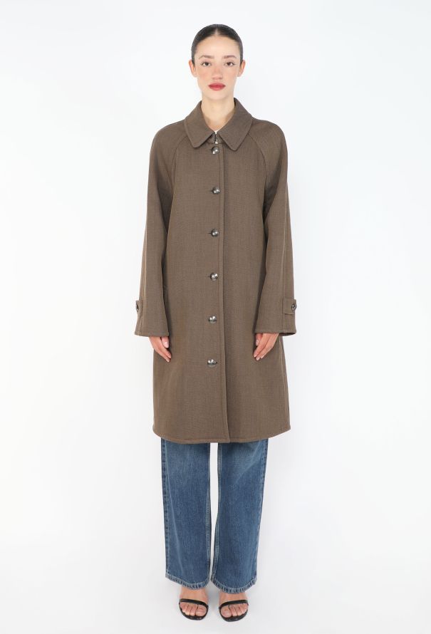 Chanel Vintage Twill 'CC' Car Coat - 1