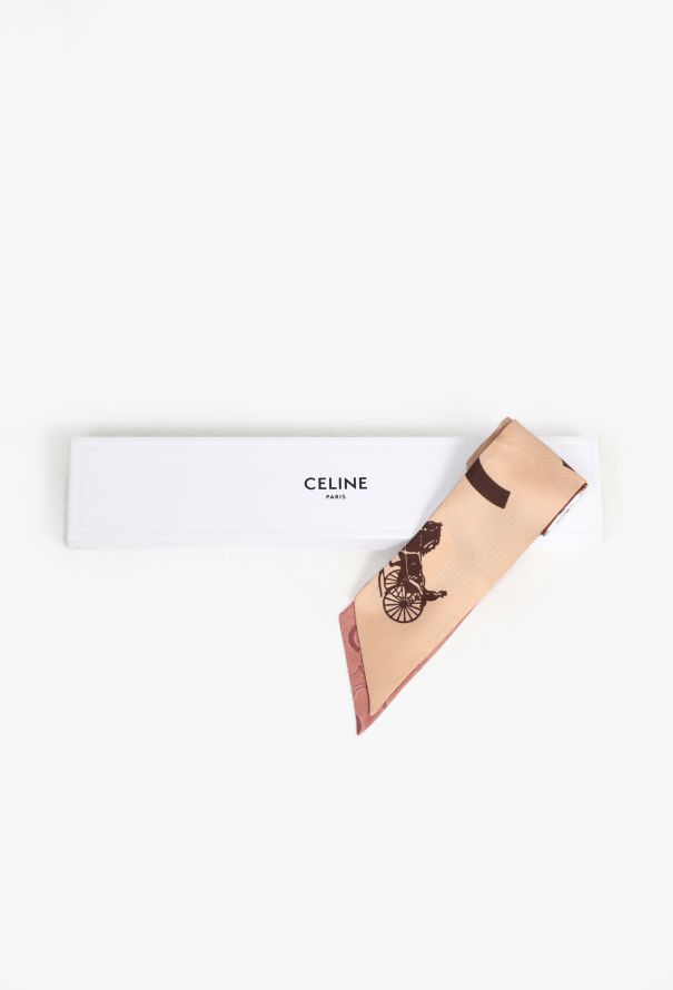 Céline Triomphe Printed Twill Scarf, 2025 - 4