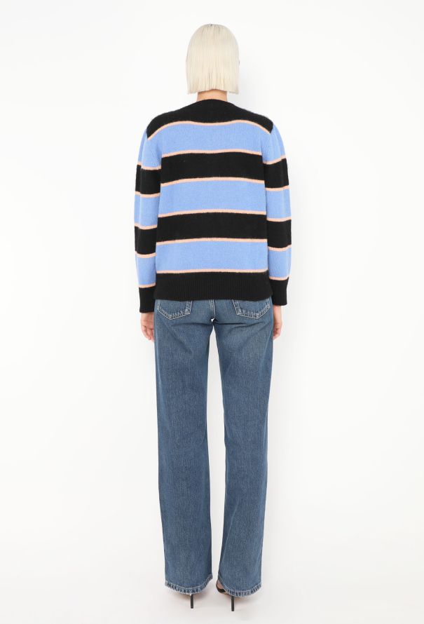 The Elder Statesman Cashmere Sweater Tricolor - 3