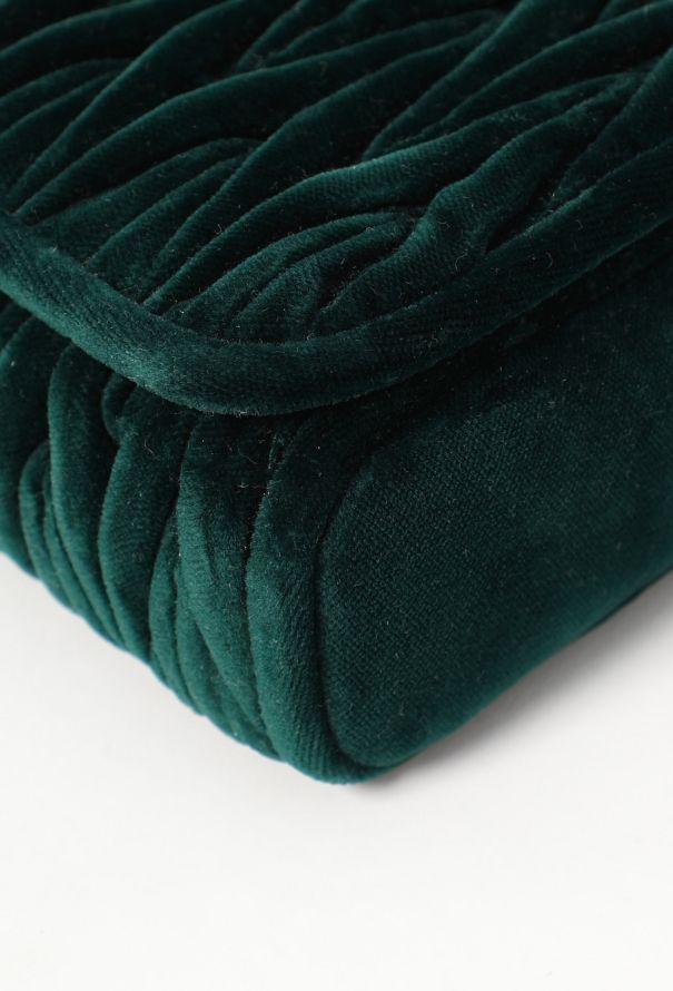 Miu Miu Velvet Quilted Club Bag - 10