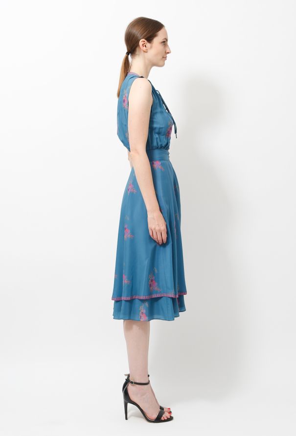 Ted Lapidus '70s Floral Print Day Dress - 4