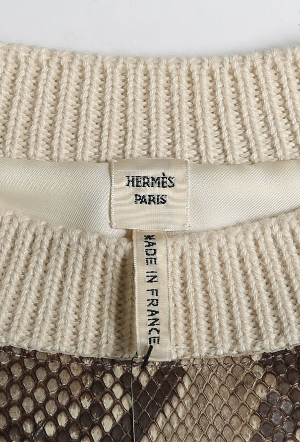 Hermès Python Alpaca Sweater - 5