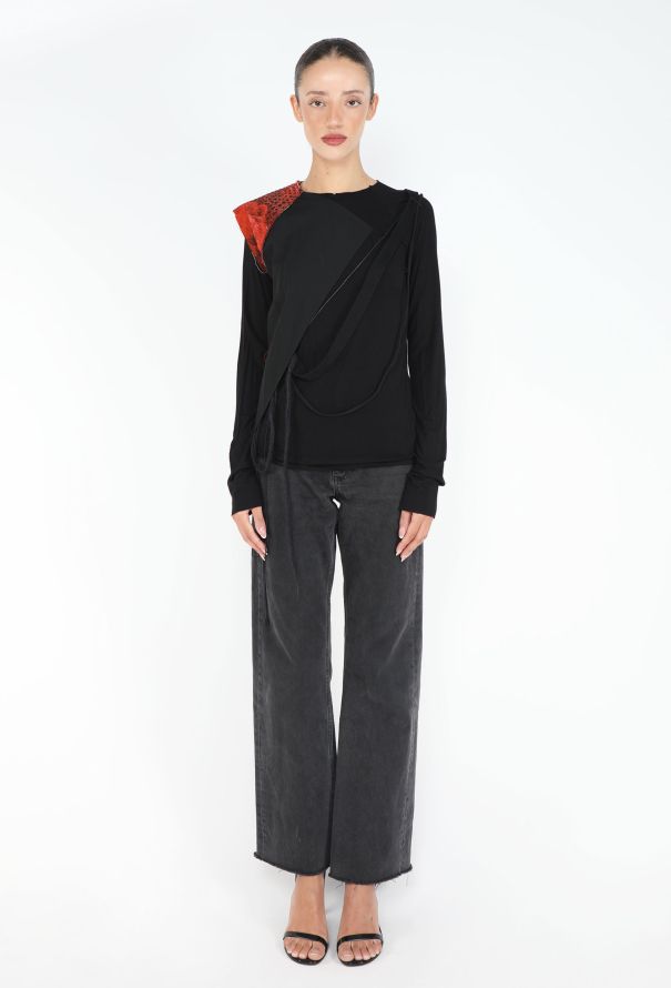 Balenciaga RARE F/W 2000 Deconstructed Draped Top - 4
