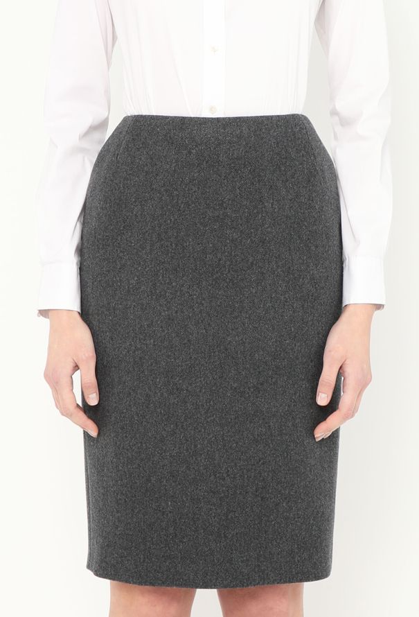 Miu Miu F/W 2024 Felted Emblem Skirt - 5