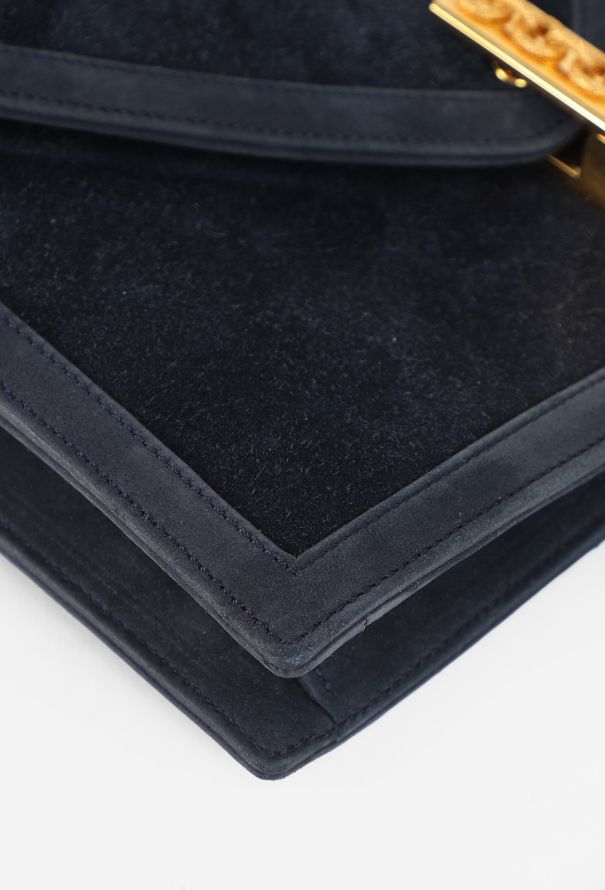 Hermès Rare '70s Bleu Marine Veau Doblis Alcazar Bag - 7