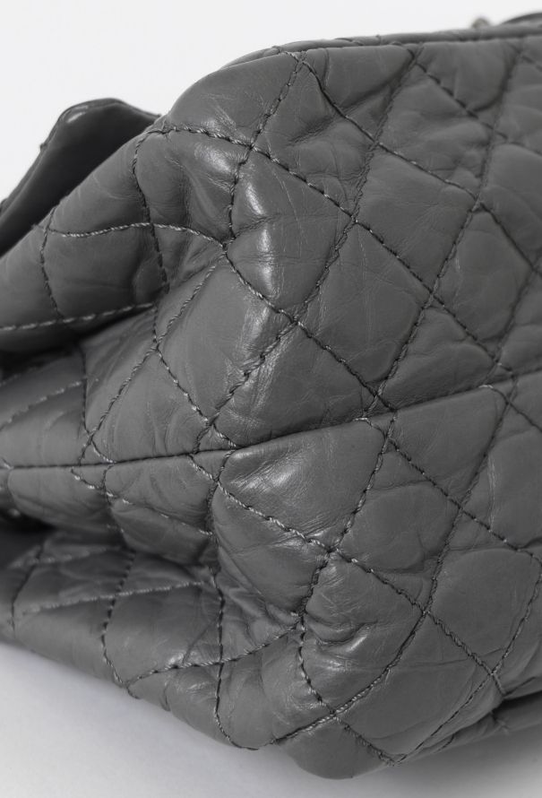 Chanel Grey 2.55 Medium Flap Bag - 8
