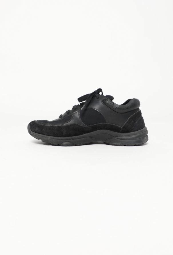 Chanel 2021 Suede Trim 'CC' Sneakers - 4