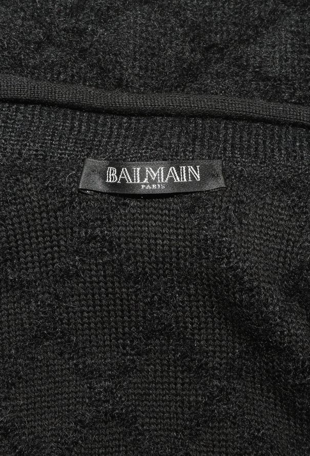 Balmain 2019 Quilted Mohair Cardigan - 5