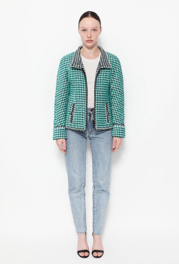 Chanel Resort 2016 Tweed Check Jacket - 3