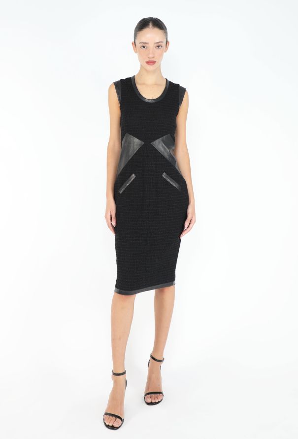 Chanel 2004 Tweed Patchwork Dress - 4