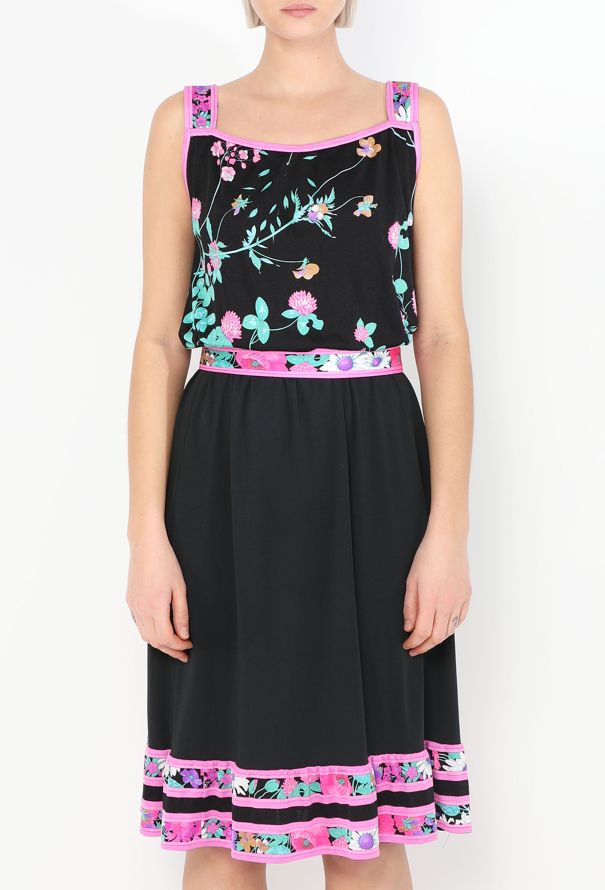 Leonard '80s Floral Belted Dress - 2