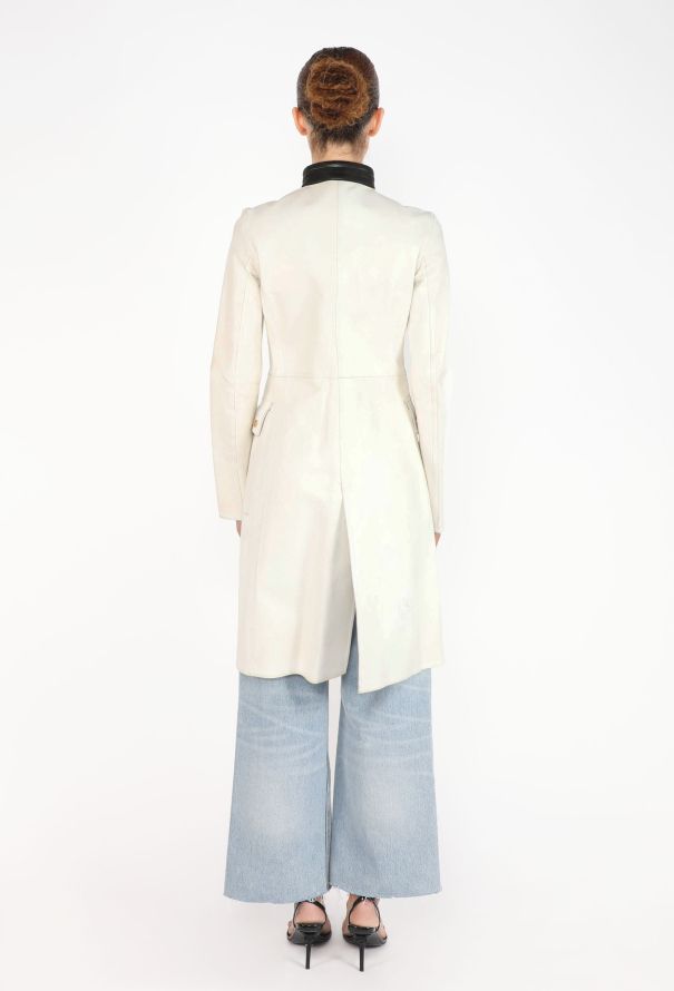 Gucci Bicolor Leather Coat, F/W 2000 - 4