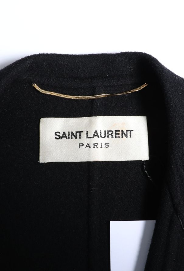 Saint Laurent 2017 Belted Wool Coat - 6