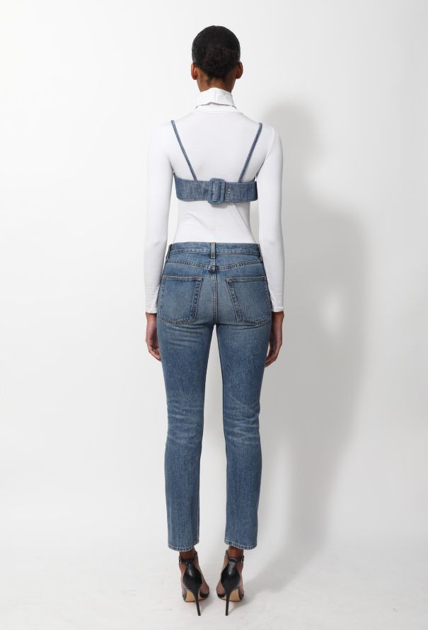 Marques Almeida S/S 2016 Denim Bralette - 4
