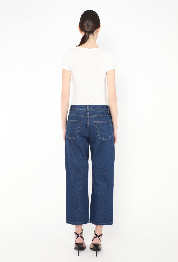 The Row Borjis Low-Rise Cropped Straight-Leg Jeans - 4