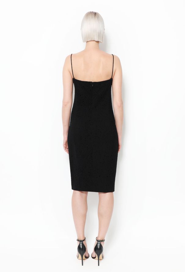 Balenciaga 2010 Velvet Textured Crêpe Dress - 4