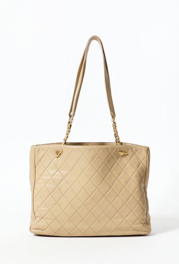 Chanel Beige Grand Shopping Tote Bag - 2