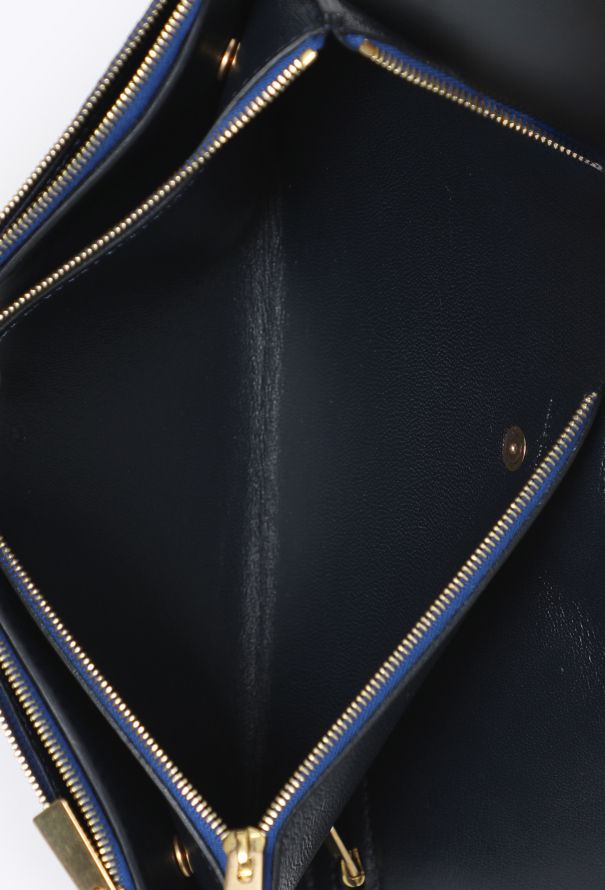 Céline Python Triple Zip Clutch - 11