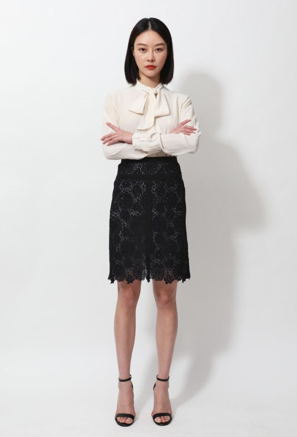 Chanel S/S 2004 Lace Skirt - 4