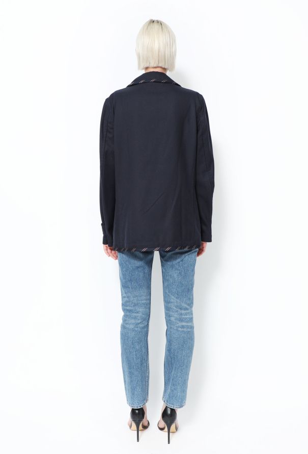 Comme des Garçons S/S 2016 Silk Trim  Jacket - 5