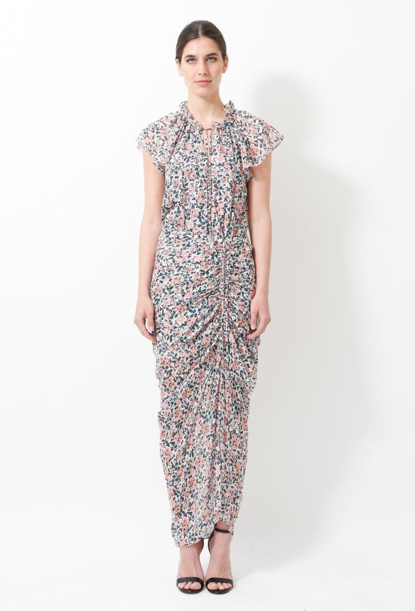 Modern Designers Veronica Beard Ruched Floral Dress - 3