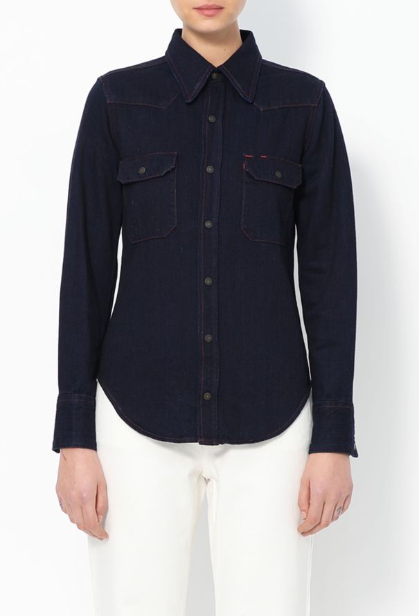 Calvin Klein F/W 2017 Denim Overshirt - Dark Blue - 1