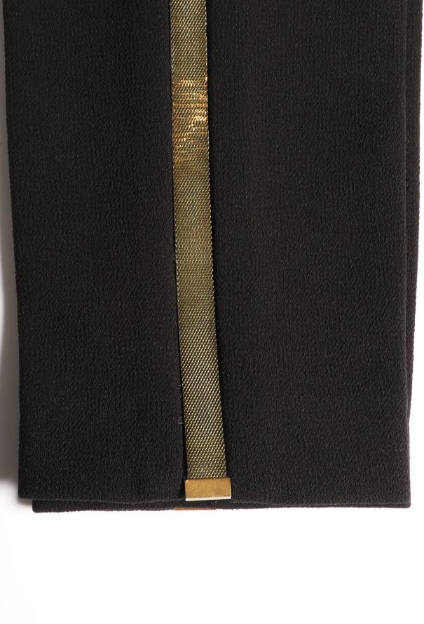 Céline Metallic Side-Stripe Trousers - 7