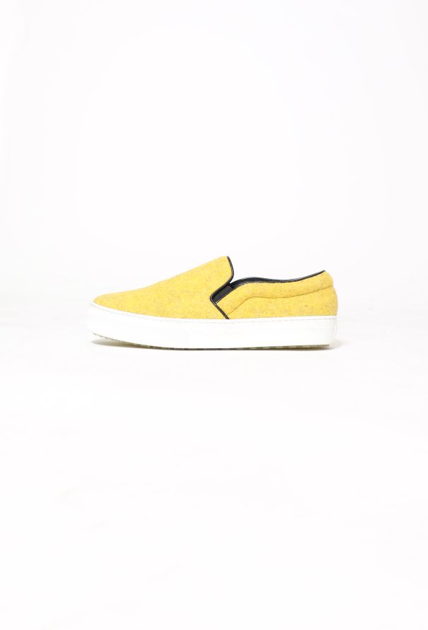 Céline 2014 Felt Slip-On Sneakers - 4