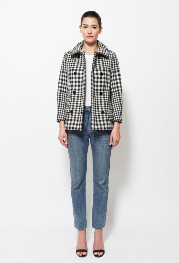 Chloé Pre-Fall 2012 Gingham Wool Jacket - 4