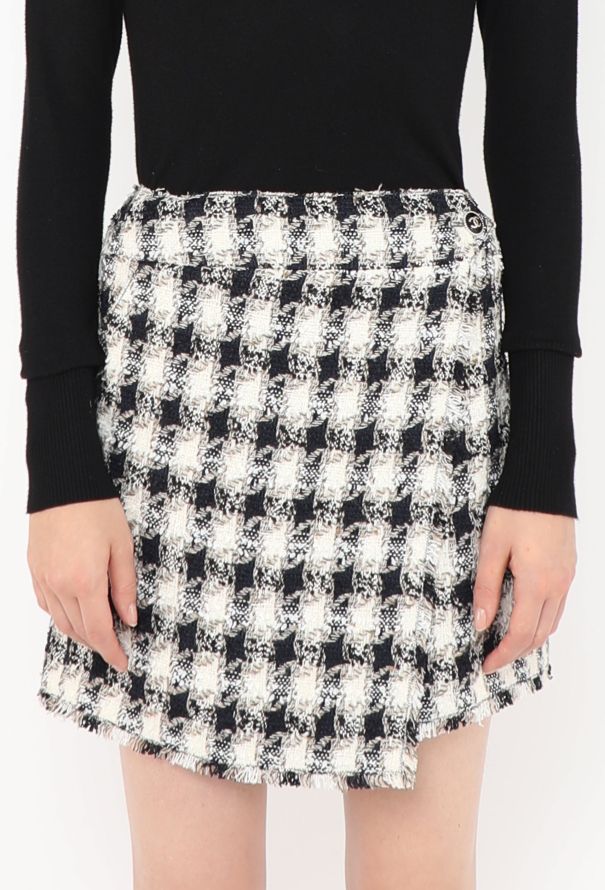Chanel S/S 2007 Tweed 'CC' Wrap Skirt - 3