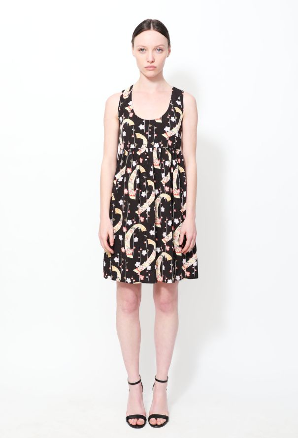 Saint Laurent 2015 Floral Print Crêpe Dress - 2