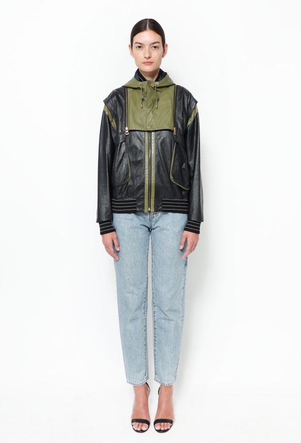 Loewe F/W 2015 Zip Hood Bomber Jacket - 4
