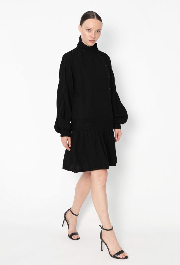 Saint Laurent 1977 Russian Braided Trim Dress - 3