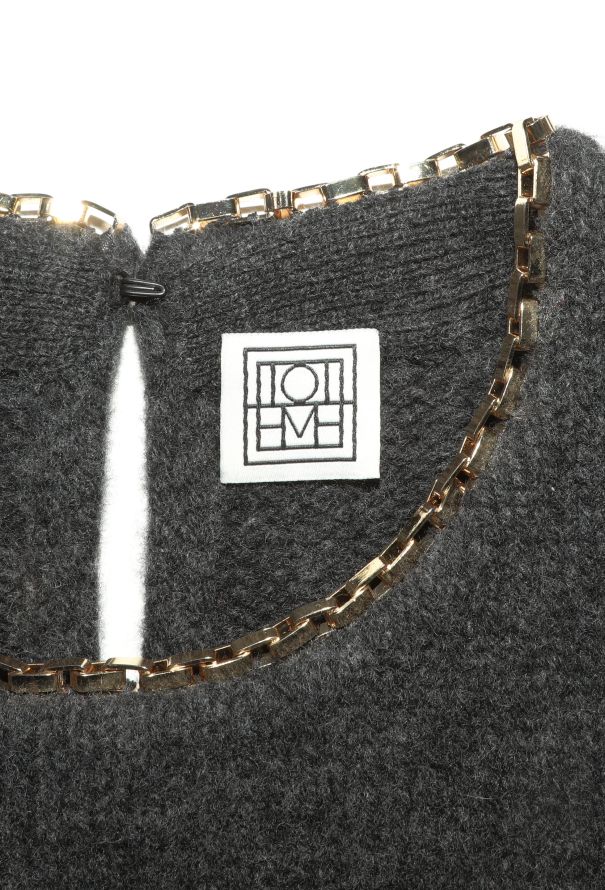 Toteme 2023 Chain Trim Knit Sweater - 5