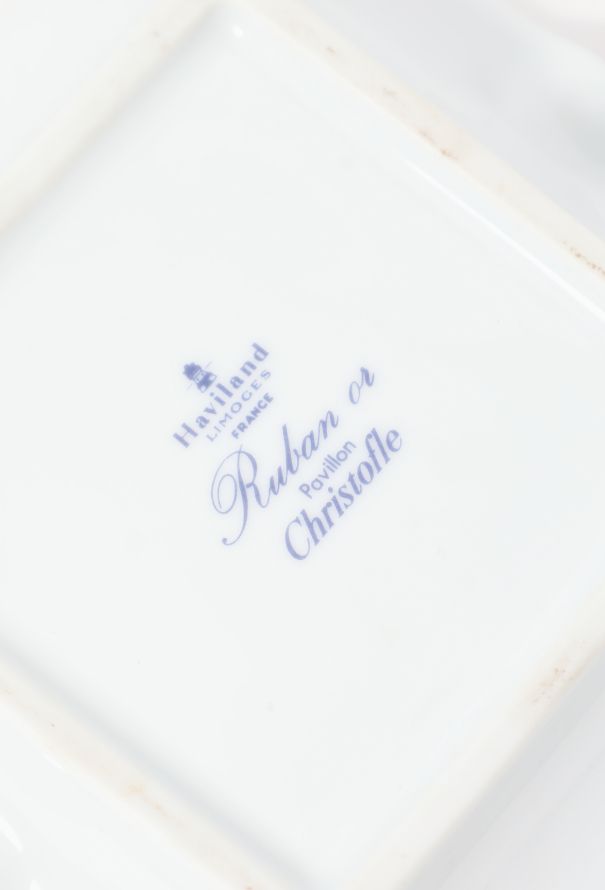 Vintage Objects & Decor Christofle Ruban Or Limoges Ashtray - 4
