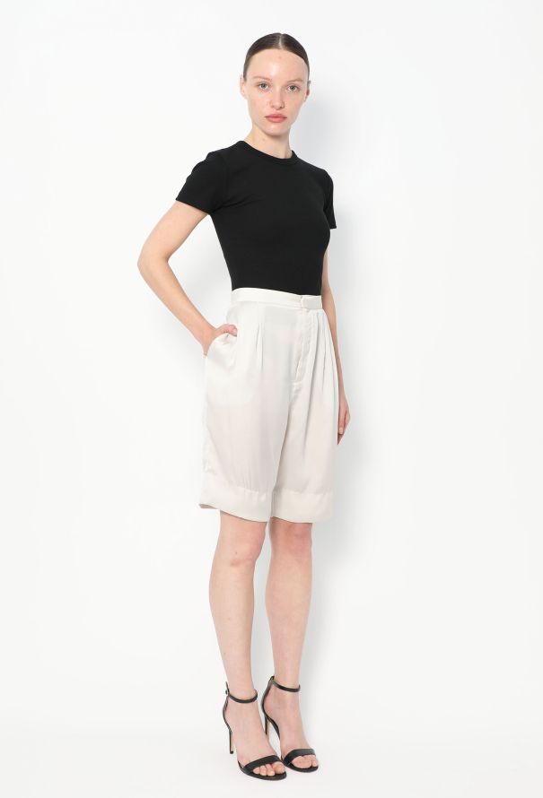 Chloé 2014 Fluid Silk Shorts - 4